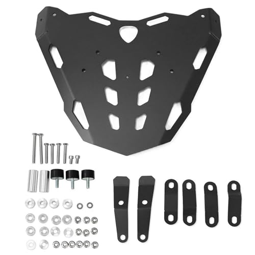 DZSMACHENGSM Hinterradgepäckträger Für Ducati Für Multistrada 950 1200 1260 2015-2025 Motorrad-Hintergepäckträger Frachthalter Top Box Träger Regalhalterung Zubehör Motorrad-hinterer Gepäckbrücke von DZSMACHENGSM
