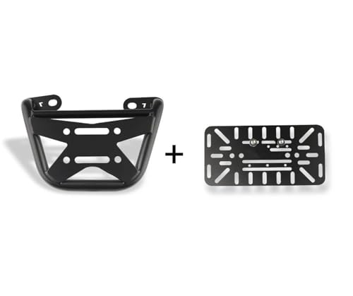 Hinterradgepäckträger Für Scrambler 400X Für Speed ​​400 Für Speed ​​T4 2024-2025 Motorrad-Satteltasche Seitenkoffer-Taschenhalterung Regalhalter Motorrad-hinterer Gepäckbrücke(Left+Panel) von DZSMACHENGSM