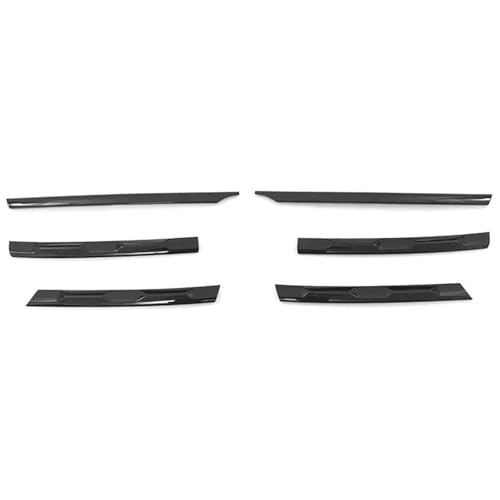 DZSNBMSHD Frontstoßstangengitter 6 Stück Auto-Frontstoßstangen-Mittelgrill-Zierstreifen Für VW Für Tiguan Für MK2 2017 2018 2019 2020 2021 Front Kühlergrille von DZSNBMSHD