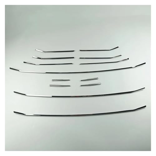 DZSNBMSHD Frontstoßstangengitter Edelstahl Auto Styling Kühlergrill Gitter Dekoration Abdeckung Trim Grill Streifen Für A4 B9 2017-2019 13 Stücke Außen Form Front Kühlergrille DZSNBMSHD Frontstoßstangengitter Edelstahl Auto Styling Kühlergrill Gitter Dekoration Abdeckung Trim Grill Streifen Für A4 B9 2017-2019 13 Stücke Außen Form Front Kühlergrille von DZSNBMSHD