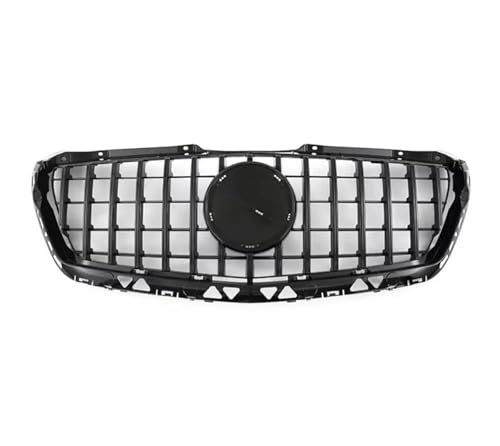 DZSNBMSHD Frontstoßstangengitter Frontgrill Stoßstange Grill Für Benz Für Sprinter Für W906 2009-2013 2014-2017 ABS Ersatz Grills Auto Styling Front Kühlergrille(Schwarz) von DZSNBMSHD