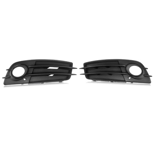 DZSNBMSHD Frontstoßstangengitter Für A4 B8 S4 2008 2009 2010 2011 2012 Front Stoßstange Nebel Licht Abdeckung Grille Lünette Front Kühlergrille von DZSNBMSHD