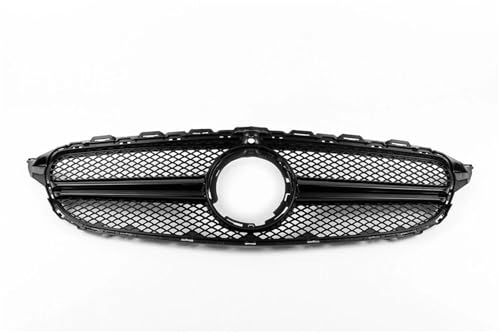 DZSNBMSHD Frontstoßstangengitter Für Benz Für C Klasse W205 2019-2021 Für C180 C200 C300 C350 Für AMG Stil Front Grill Grille Silber/Schwarz Oberen Stoßstange Haube Mesh Front Kühlergrille(Schwarz) DZSNBMSHD Frontstoßstangengitter Für Benz Für C Klasse W205 2019-2021 Für C180 C200 C300 C350 Für AMG Stil Front Grill Grille Silber/Schwarz Oberen Stoßstange Haube Mesh Front Kühlergrille(Schwarz) von DZSNBMSHD