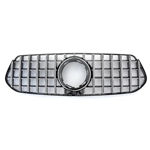 DZSNBMSHD Frontstoßstangengitter Für Benz Für GLE W167 2020-2023 Für SGLE300 GLE350 GLE450 Sport Edition Geändert GT Stil Kühlergrill Stoßstange Grill Haube Mesh Front Kühlergrille(Silber) von DZSNBMSHD