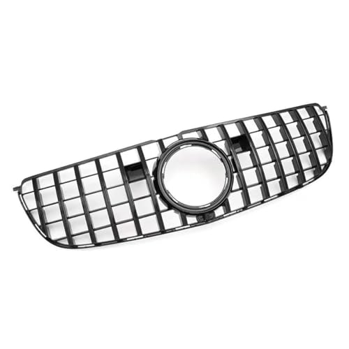 DZSNBMSHD Frontstoßstangengitter Für Benz Für X166 GLS 2016-2018 GLS350 GLS400 GLS500 GLS63 AMG Front Kühlergrill Stoßstange Grill Einlass Mesh Tuning Zugang Front Kühlergrille(Schwarz) von DZSNBMSHD