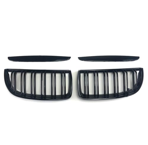 DZSNBMSHD Frontstoßstangengitter Für E90 E91 3 Serie 2005-2012 325i 320i 330i 335i Fronteinlass Nierengitter Racing Grill Sport Tuning Zubehör Body Kit Front Kühlergrille(05-08) von DZSNBMSHD