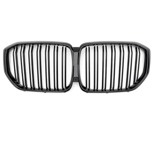 DZSNBMSHD Frontstoßstangengitter Für X5 Serie G05 2019-2023 Ersatz Front Kühlergrill Haube Racing Grill Lamellen Glänzend Schwarz Front Grill Auto Styling Front Kühlergrille(Glossy Black 2 Line) von DZSNBMSHD