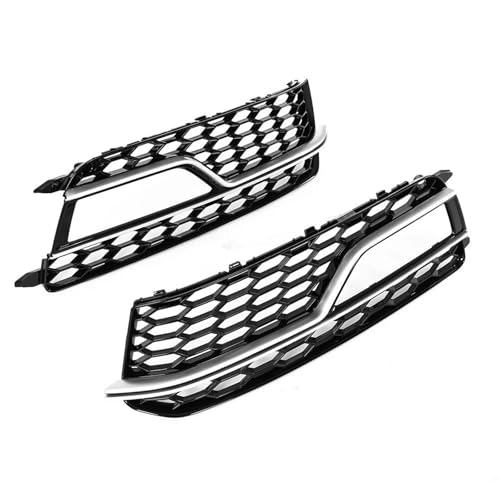 DZSNBMSHD Frontstoßstangengitter Nebelscheinwerferrahmen Grill Mesh Shell Lünette Glänzend Schwarz Wabenloch Panel Nebelscheinwerfer Surround-Abdeckung Für A5 S5 2013–2017 Front Kühlergrille(Silber) DZSNBMSHD Frontstoßstangengitter Nebelscheinwerferrahmen Grill Mesh Shell Lünette Glänzend Schwarz Wabenloch Panel Nebelscheinwerfer Surround-Abdeckung Für A5 S5 2013–2017 Front Kühlergrille(Silber) von DZSNBMSHD