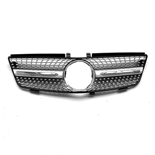 DZSNBMSHD Frontstoßstangengitter Racing Grill Frontgrill Für Mercedes Für Benz Für ML Klasse W164 2005-2008 ML320 ML350 ML500 Auto Oberen Stoßstange Haube Kühler Mesh Grid Front Kühlergrille(Silber) DZSNBMSHD Frontstoßstangengitter Racing Grill Frontgrill Für Mercedes Für Benz Für ML Klasse W164 2005-2008 ML320 ML350 ML500 Auto Oberen Stoßstange Haube Kühler Mesh Grid Front Kühlergrille(Silber) von DZSNBMSHD