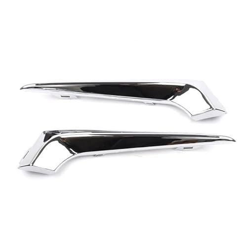 Frontstoßstangengitter Chrome Frontschürze Für Chevy Für Malibu 2016 - 2018 Nebel Licht Abdeckung Streifen Chrome Front Stoßstange Grille Abdeckung Trim Zubehör Front Kühlergrille(A style L and R) von DZSNBMSHD