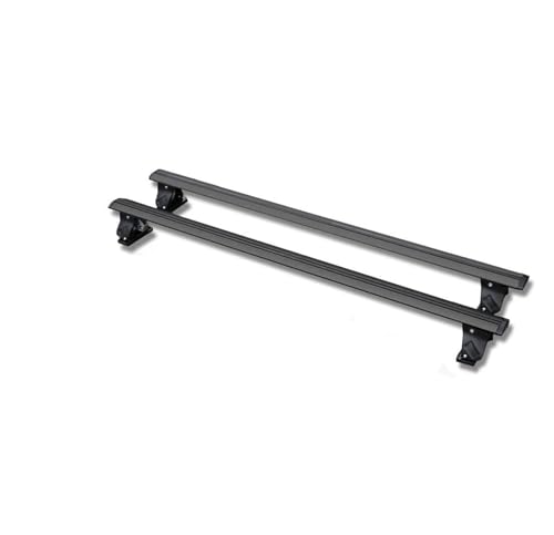 DZSQMLJG Dachträger Universal Für MG 3 MG3 Abschließbare Dachreling Gepäckträger Dachgepäck Limousine Querträger Aluminium Schwarz 2 STÜCKE Auto Gepäckträger(Schwarz) von DZSQMLJG