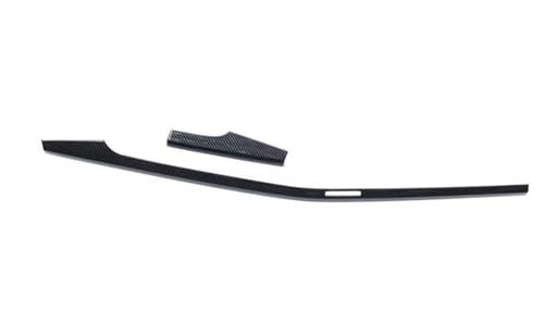 DZSQOMHGD Aufkleber Zubehör Für Q5 FY 2018-2022 LHD Innen Aufkleber Auto Center Console Dashboard Panel Rahmen Dekorative Streifen Trim Innendekoration Set(Carbon Color) von DZSQOMHGD