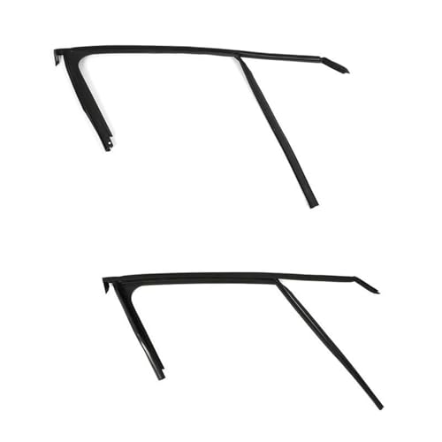 DZSQQGSDSF Auto-Dichtungsstreifen Auto Fenster Oberen Gummi Streifen Abdichtung Tür Glas Heber Guide Nut Schlamm Trog Dichtung Für Peugeot 2008 Kantenschutz(Front Set) von DZSQQGSDSF