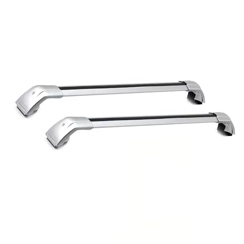 DZSQQGSDSF Dachträger 2PC Querstangen Dachträger Relingträger Abschließbare Frachtstangen Für Hyundai Für Santa Fe SWB DM 2013-2017 2018 Dachreling(Sliver) von DZSQQGSDSF
