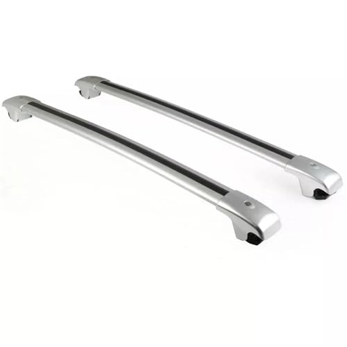 DZSQQGSDSF Dachträger 2PC Querstangen Gepäckträger Dachträger Relingträger Abschließbare Frachtstangen Für Mercedes Für Benz GLK X204 2010-2015 Dachreling(Silber) von DZSQQGSDSF
