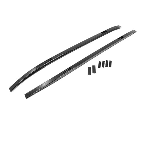 DZSQQGSDSF Dachträger 2PCS Dachrelingträger Autogepäckträger Frachtquerträger Gepäckträger Für Toyota Für BZ4X 2023 2024 Dachreling(Schwarz) von DZSQQGSDSF