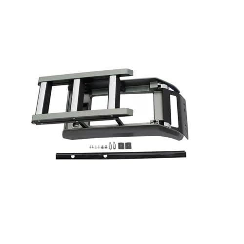 DZSQQGSDSF Dachträger Faltbarer Hebbarer Leiter-Dachträgerzugang Für Land Für Rover Für Defender 110 L851 2020 2021 2022 2023 2024 2025 Dachreling(Pangea Green) von DZSQQGSDSF