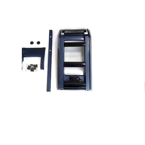DZSQQGSDSF Dachträger Faltbarer Hebbarer Leiter-Dachträgerzugang Für Land Für Rover Für Defender 110 L851 2020 2021 2022 2023 2024 2025 Dachreling(Tasman Blue) von DZSQQGSDSF