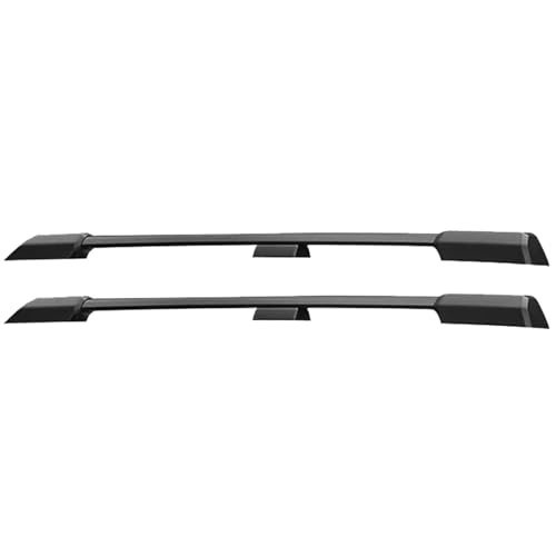 DZSQQGSDSF Dachträger Für Toyota Für Land Für Cruiser Für Prado LC250 2024 2025 Schwarzer Dachträger Seitenschienen Bars Gepäckträger Fracht 2 Stück Dachreling von DZSQQGSDSF