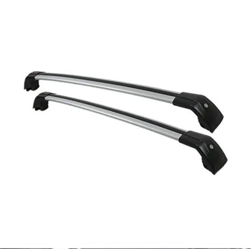 DZSQQGSDSF Dachträger Für X3 F25 2010 2011 2012 2013 2014 2015 2016 2017 Cross Bar Dachträger Aluminium Auto Gepäckträger Teile Dachreling(Silber schwarz) von DZSQQGSDSF