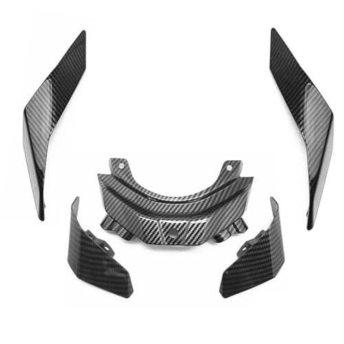 DZSQQGSDSF Spoiler 5X Carbon Fiber Farbe Hinten Schwanz Seite Mittlere Abdeckung Verkleidung Für FZ-10 Für MT-10 Für FZ10 Für MT10 2016-2019 2020 2021 Motorrad-Winglets von DZSQQGSDSF