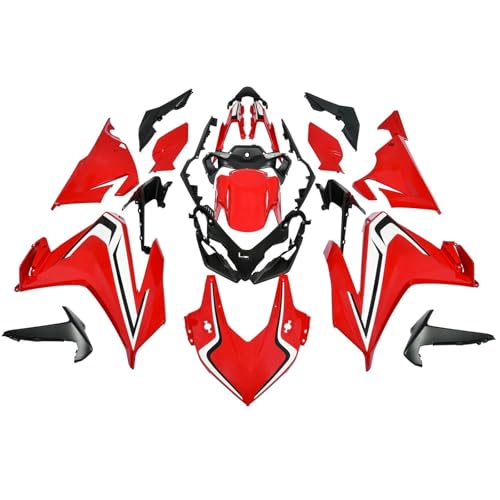 DZSQQGSDSF Spoiler Für CBR500R 2019 2020 2021 Motorradzubehör Verkleidungen Spritzguss Lackiert Karosserie Kit ABS Kunststoff Motorrad-Winglets(Stil a) von DZSQQGSDSF