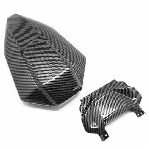 DZSQQGSDSF Spoiler Für FZ07 Für MT07 Für FZ-07 Für MT-07 2014 2015 2016 2017 Hinten Schwanz Solo Sitz Obere Center Verkleidung Carbon Faser Farbe Motorrad-Winglets von DZSQQGSDSF