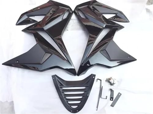 DZSQQGSDSF Spoiler Für MSX125 Für MSX 125 2008 2009 2010 2011 2012 2013 2014 2015 Motorrad Unteren Boden Öl Bauch Pan Verkleidung Gugel Motorrad-Winglets(Schwarz) von DZSQQGSDSF