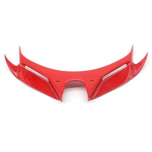 DZSQQGSDSF Spoiler Für NINJA400 Für NINJA250 2018-2023 Front Mund Shell Abdeckung Motorrad Verkleidungen Aerodynamische Winglets Schutz Wachen Motorrad-Winglets(Rot) von DZSQQGSDSF
