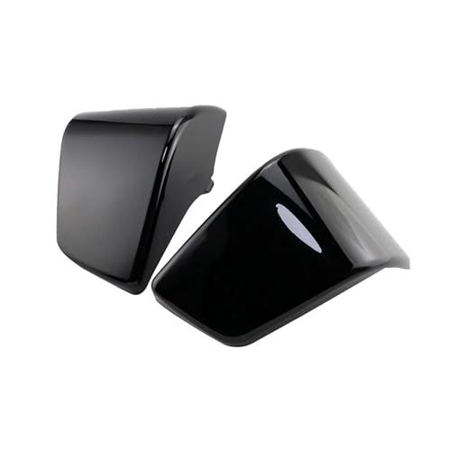 DZSQQGSDSF Spoiler Für Shadow Für ACE VT400 Für VT750 1997-2000 2001 2002 2003 Motorrad Schwarz Chrom Batterie Side Verkleidung Deckt Kappe Motorrad-Winglets(Schwarz) von DZSQQGSDSF