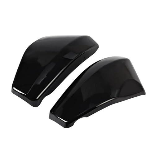 DZSQQGSDSF Spoiler Für VTX1300 2003 2004 2005 2006 2007 2008 2009 EIN Paar Chrom ABS Motorrad Batterie Side Verkleidung Abdeckungen Motorrad-Winglets(Schwarz) von DZSQQGSDSF