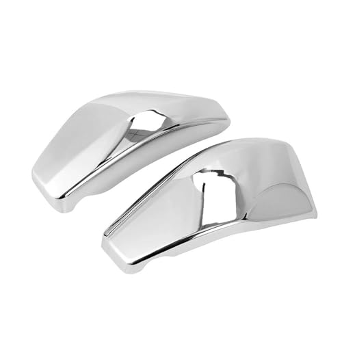 DZSQQGSDSF Spoiler Für VTX1300 2003 2004 2005 2006 2007 2008 2009 EIN Paar Chrom ABS Motorrad Batterie Side Verkleidung Abdeckungen Motorrad-Winglets(Silber) von DZSQQGSDSF