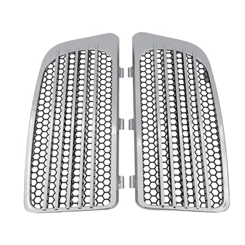 DZSQQGSDSF Spoiler Motorradzubehör Kühlergrill Untere Verkleidungsabdeckung Für Touring Electra Glide Road Ultra Limited Trike Tri Glide Motorrad-Winglets(Chrome Black) von DZSQQGSDSF