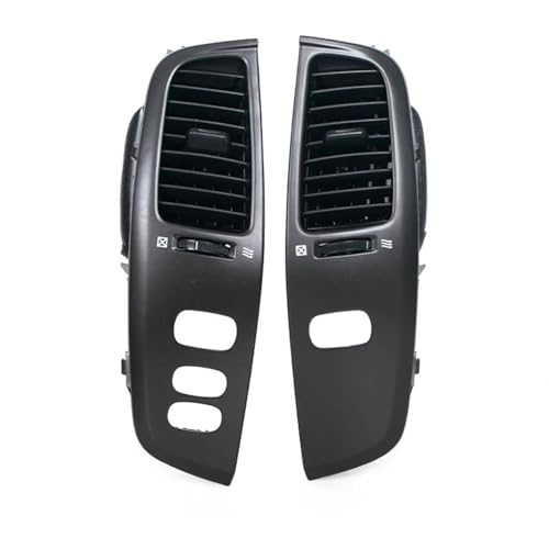 DZSQTGJKIO Düsen Klimaanlage 1 Paar Innen Air Vent Outlet Dashboard Panel Für Toyota Für Land Für Cruiser 100 LC100 FJ100 Ujz100 1997-2006 2007 Armaturenbrettlüftung(Schwarz) von DZSQTGJKIO