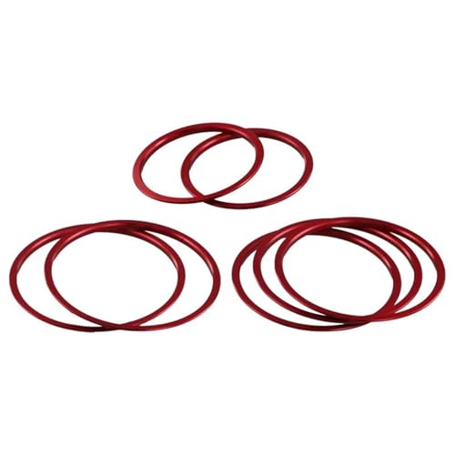 DZSQTGJKIO Düsen Klimaanlage Für Mercedes Für Benz C Klasse 2015 W205 C180 C200 C250 C300 C400 & GLC 20 7Pcs Außen A/C Air Vent Outlet Ring Abdeckung Trim Armaturenbrettlüftung von DZSQTGJKIO