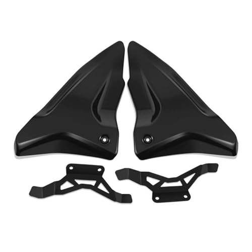 DZSQTGJKIO Verkleidung Für MT 09 Für MT09 SP 2024-2025 Hinterpolsterung Seitenverkleidungsabdeckung Seitenrahmenverkleidung Spoilerschutzplatte Motorrad-Winglets(Schwarz) von DZSQTGJKIO