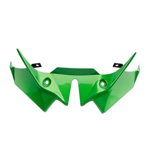 DZSQTGJKIO Verkleidung Für Z650 Für Z 650 2021 2022 2023 2024 Front Downforce Spoiler Verlängerung Verkleidung Motorrad Zubehör Teile Motorrad-Winglets(Dunkelgrün) von DZSQTGJKIO