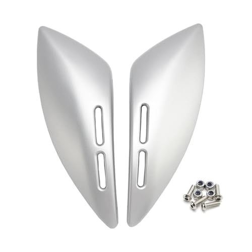 DZSQTGJKIO Verkleidung Für Z900RS 2018 2019 2020 2021 2022 2023 2024 Gas Tank Seite Abdeckung Panel Verkleidung Gugel Motorrad Zubehör Teile Motorrad-Winglets(Silber) von DZSQTGJKIO