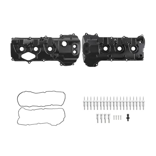DZSQTUND Ventildeckeldichtung Aluminium-Motorventildeckel Und Dichtungssatz Für Ford Für Expedition 3.5L V6 Turbolader 2015-2017 BL3Z-6582-H DL3Z-6582-C Dichtungsscheiben Satz von DZSQTUND