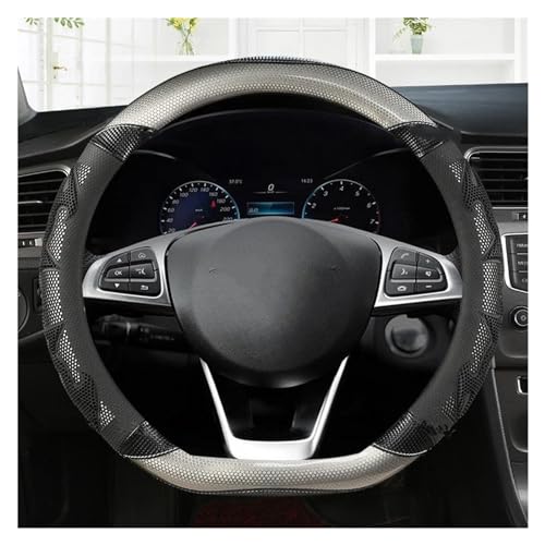 DZSQWETYU Atmungsaktiver Lenkradbezug D Form Auto Lenkräder Abdeckung Für Mercedes Für Benz GLK GLE GLS GL ML GLC Klasse GLK260 GLC200 LG350 ML300 GL3320 GLS Auto-Lenkradabdeckung(Grau) von DZSQWETYU