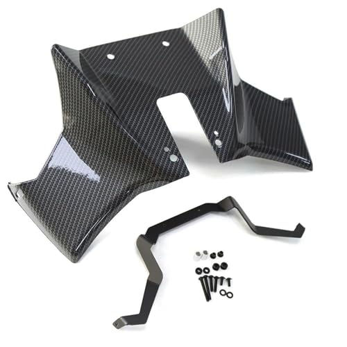 Motorrad Winglet Für SUZUKI Für GSX-8S Für GSX 8S Für GSX8S 2023 2024 Motorrad Frontspoiler Frontal Sport Naked Downforce Spoiler Winglet Flügel Deflektor Motorrad Spoilerflügel(Kohlenstoff-Look) von DZSQWETYU