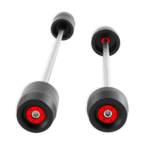 Rahmen Slider Motorrad Vorne Und Hinten Rad Gabel Achse Sliders Crash Protektoren Für Kawasaki FÜR ZX-10R FÜR ZX10R FÜR Ninja1000R FÜR Ninja 1000 R 2011-2021 Motorrad rahmen(Rot) von DZSYANJIASM