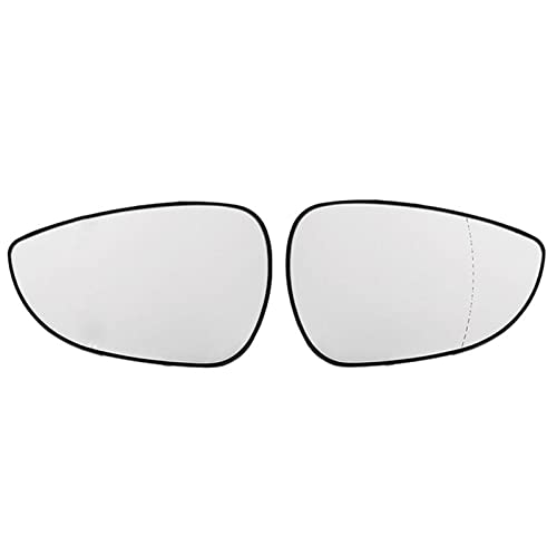 DZSYBUIGB Außenspiegel Verstellbar 1 Paar Auto Seite Erhitzt Rückansicht Flügel Spiegel Glas Klar Rück für Ford für Fiesta MK7 2008-2017 Auto Außen Zubehör(1 Paar) von DZSYBUIGB