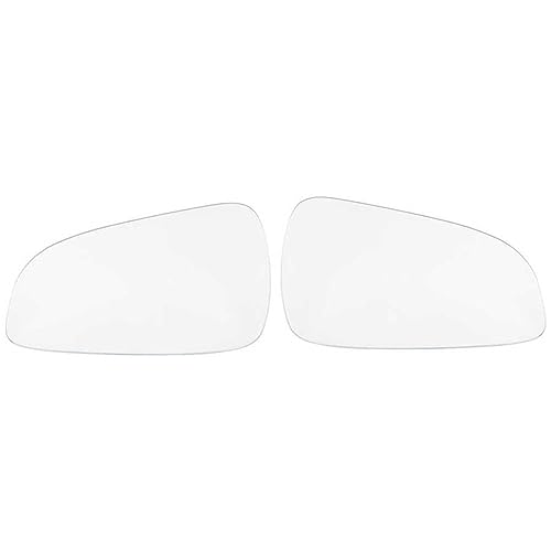 DZSYBUIGB Außenspiegel Verstellbar 1 Paar Auto-Seitentür-Rückspiegellinsenglas Gutes Reflexionsvermögen Ersatz für Opel für Astra H 2009 2010 2011 ABS + Glas von DZSYBUIGB