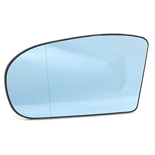 DZSYBUIGB Außenspiegel Verstellbar 1PCS Ersatz Für Mercedes Für Benz W203 W211 Auto Seite Erhitzt Spiegel Glas Rückspiegel Objektiv Links/Rechts 2038100121(Blau Links) von DZSYBUIGB