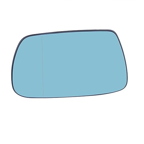 DZSYBUIGB Außenspiegel Verstellbar Auto Erhitzt Seite Rückspiegel Glas Anti-Fog-Tür Flache Flügel Spiegel Objektiv Fit Für Jeep Für Grand Für Cherokee 2005-2010(Blue Left Side) von DZSYBUIGB