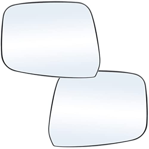 DZSYBUIGB Außenspiegel Verstellbar Auto Hand Tür Seite Flügel Spiegel Glas Erhitzt Für Nissan Für Navara D40 Für Pathfinder R51 2005-2013 W/Platte Clip Auf LHS RHS(Eft and Right) von DZSYBUIGB