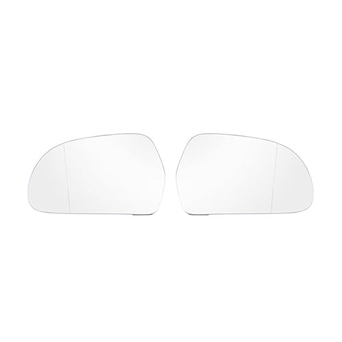DZSYBUIGB Außenspiegel Verstellbar Beheizte Seite Rückspiegel Glas Heizung Anti-beschlag Abtauung Tür Flügel Spiegel Zubehör Für A3 S3 A4 S4 a5 A6 S6 A8 Q3(2Mirror Glass Pair) von DZSYBUIGB