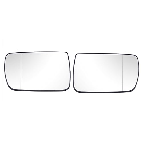 DZSYBUIGB Außenspiegel Verstellbar Fit Für X5 E53 1999-2006 Beheizte Rückspiegel Glas Anti-Fog Flache Spiegel Objektiv Seite Flügel Spiegel Blatt Ersatzteile(1Pair Blue) von DZSYBUIGB