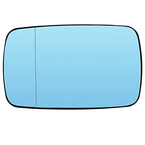 DZSYBUIGB Außenspiegel Verstellbar Für 3 5 Serie E39 E46 320i 330i 325 525i 1997-2005 Links Rechts Tür Seite Flügel Spiegel Glas Erhitzt Blau Rückansicht Rückansicht(Links) von DZSYBUIGB